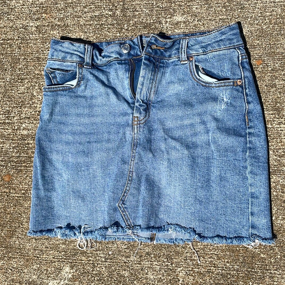 99% cotton wild fable denim mini skirt